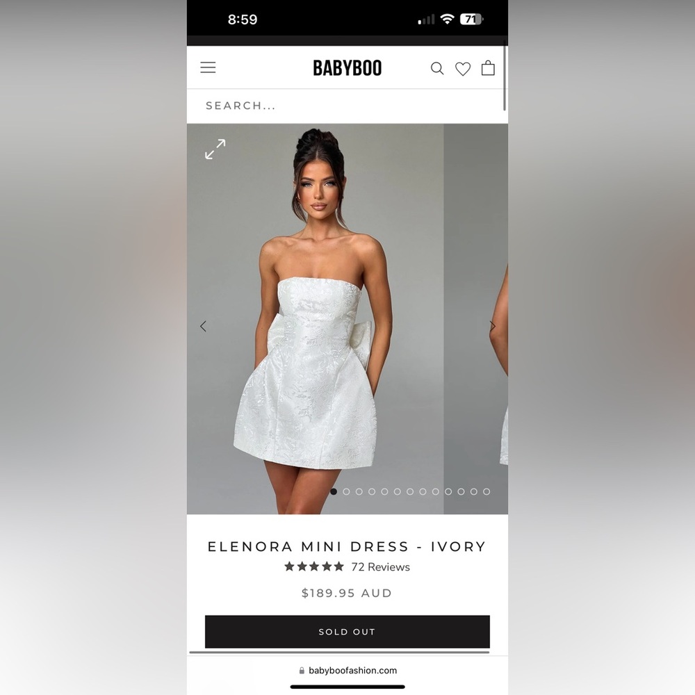 White Mini Dress